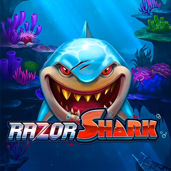 Razor Shark underwater adventure slot with mystery stacks and progressive multipliers up to massive wins